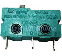 UWUKCJOKQ Micro Switches 5pcs Micro Switch Roller Lever Arm SPDT Snap Action 5A 250V KW4A NC-NO-C with Pulley 3Pin 2Pin Stroke Limit Switch(3pin Without Handle)