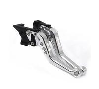 UWVSQBMPE Mount Clamp Riser Motorcycle Accessories Short Brake Clutch Levers for Monkey 125 for Z125 2018-2022 2020 2021 Motorcycle Handle Risers(Silve)