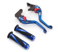 UWVSQBMPE Mount Clamp Riser Motorcycle Alumium Brake Clutch Lever with Hand Grips for Triumph for Street for Triple 765 R 2020 2021 2022 2023 Motorcycle Handle Risers(Blue)