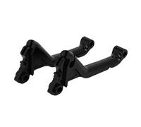 UWVSQBMPE Mount Clamp Riser Motorcycle Brake Clutch Levers Modified Horn Adjustable Hand Lever for Razor for MX650 Dirt Pit Bike Off-Road Motorcycle Handle Risers(Black)