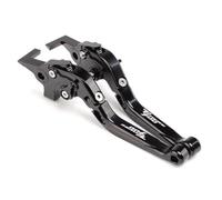 UWVSQBMPE Mount Clamp Riser Motorcycle Clutch Brake Lever Adjustable Folding Handle Levers for Tenere 700 for World for Raid for XTZ700/SP Motorcycle Handle Risers(A-Black)