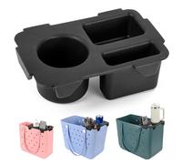 Uwyriwooq Topper Tray Accessory for Bogg Bag, 32oz 40oz Stanley Cup Holder & Phone Holder for Original Large/Baby Medium Tote Bogg Bag (Black)