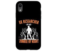 UX Researcher by Day Zombie by Night Funny Halloween Creepy Case for iPhone XR