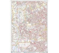 Uxbridge - UB - Postcode Wall Map - 2A Plastic Coated (119cm x 168cm)