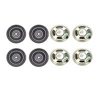 uxcell 0.5 W 32 Ohm DIY Magnetic Speaker 40mm Round-Shape Replacement Loudspeaker for DVD/EVD 8pcs