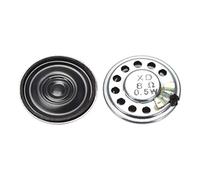 Uxcell 0.5W 8 Ohm DIY Magnetic Speaker 27mm Round Shape Replacement Loudspeaker for Building Intercom 2pcs