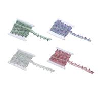 uxcell 0.7" x 8 Yard Rhinestone Ribbon, Self-Adhesive Crystal Rhinestone Strips Diamond Glass Bling Sticker Tape Roll Trim for Bedazzling DIY Crafts Clothes Wedding Party, AB Multicolor