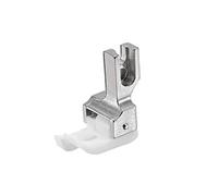 uxcell 1/4" Teplon Left Side Edge Guide Compensating Presser Foot for Single Needle Industrial Juki, Singer, and More Sewing Machines