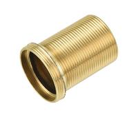 uxcell 1 Pcs Faucet Extension Tubes, 1.89" x 1.44" Faucet Mount Extension Shank Handle Brass Basin Faucet Mounting Accessories Fixed Foot for Bathroom and Kitchen Faucets