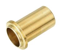 uxcell 1 Pcs Faucet Extension Tubes, 2.28" x 1.64" Faucet Mount Extension Shank Handle Brass Basin Faucet Mounting Accessories Fixed Foot for Bathroom and Kitchen Faucets