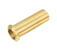 uxcell 1 Pcs Faucet Extension Tubes, 4" x 1.72" Faucet Mount Extension Shank Handle Brass Basin Faucet Mounting Accessories Fixed Foot for Bathroom and Kitchen Faucets