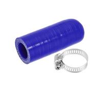 uxcell 1 Set 16mm ID Silicone Coolant Cap w/Clamp for Coolant Heater Blue