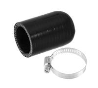 uxcell 1 Set 35mm ID Silicone Coolant Cap w/Clamp for Coolant Heater Black