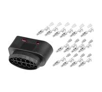 uxcell 1 Set No.1J0973737A Headlight 14 Pin Plug Female Connector for VW