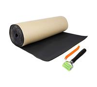 Uxcell 1 Set Sound Insulation Mat 5mm Door Hood Engine Heat Insulation W/Installer Tool 152x100cm 60"x40" Sound Deadening Mat for Car