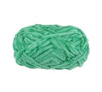 uxcell 1 Skein Velvet Yarn Chenille Yarn 100g/3.5oz 87 Yards Total Length 6# Super Bulky Polyester Soft Blanket Yarn for Knitting Bag Scarf, Dark Green