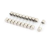 uxcell 10 Piece Medium Acting Glass Fuse 5x20 mm 250V 50m Amp, 0.05A