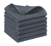 Uxcell 100% Cotton Double-Sided Waffle Weave Absorbent Kitchen Towels