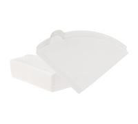 uxcell 100 Count Size V01 Cone Coffee Filters, Disposable Paper Percolator Coffee Filters Natural Unbleached Wood Fiber,Suitable for Pour Over Coffee Filter Drip Coffee Maker White
