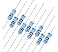 uxcell 100Pcs 1 Ohm Resistor, 3W 1% Tolerance Metal Film Resistors, Lead, 5 Bands for DIY Electronic Projects and Experiments