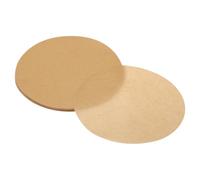 uxcell 100Pcs Parchment Paper Rounds 6 Inch, Round Parchment Paper Non Stick for Baking Small Cakes, Separating Frozen Meat, Toaster Oven, Brown