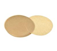 uxcell 100pcs Parchment Paper Rounds 8 Inch, Round Parchment Paper Non Stick for Baking Small Cakes, Separating Frozen Meat, Toaster Oven, Brown