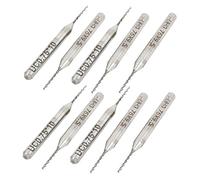 uxcell 10pcs 0.75mm Tip Spiral Flute Tungsten Carbide Micro PCB Drill Bits