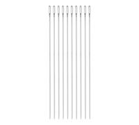 uxcell 10pcs 5.91 Inch Upholstery Needles Large Eye Stitching Needles Stainless Steel Straight Hand Sewing Needles for Home Hand Sewing Leather Tapestry Embroidery Tufting Webbing Carpet