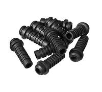 uxcell 10pcs 5mm Inner Dia PVC Strain Relief Cord Boot Cable Protector Power Tool Hose Black