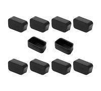 sourcing map 10PCS PE Computer VGA Port Cover Plugs VGA Female Interface Port Anti Dustproof VGA Port Dust Cover Cap Protector, Black