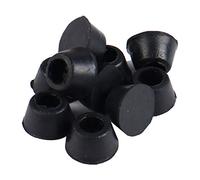 Uxcell 10pcs Rubber Feet Bumpers Furniture Table Amplifier Speaker Cabinet Leg Pads, D14x10xH8mm
