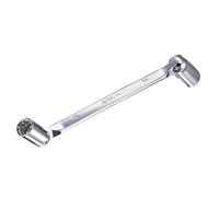 uxcell 12 Point Flexible Head Socket Wrench, 12mm x 14mm Metric Double Swivel Box End, CR-V 180 Degree Rotation for Mechanical Repair