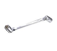 uxcell 12 Point Flexible Head Socket Wrench, 18mm x 19mm Metric Double Swivel Box End, CR-V 180 Degree Rotation for Mechanical Repair