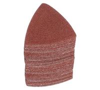 uxcell 120pcs Triangular Hook & Loop Sandpapers 60 Grits 3-1/8" Aluminum Oxide Sanding Pads Random Orbital Mouse Detail Sander Papers Oscillating Multi Tool Sheets