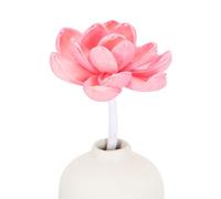 Uxcell 1Pcs Flower Scent Diffuser Sticks, 7.1 Inch Natural Oil Aroma Reed Diffuser Stick with Aromatherapy Lotus Flowers and Cotton Wick Decoration for Home Bathroom Meeting Room, Pink