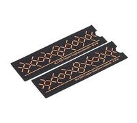 uxcell 2 Pack M.2 2280 SSD Heatsink Black Copper NV02-FX Version Heat Sink,74x21x0.2mm,Copper Tone