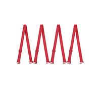 Uxcell 2 Pair 10/12/15/18/20mm Width Stretchable Shoulder Bra Straps Adjustable Elastic Straps for Women Red-Pure 12 mm Width
