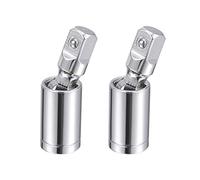 uxcell 2 Pcs 3/8Inch Drive Universal Joint Swivel Deep Socket, Cr-V