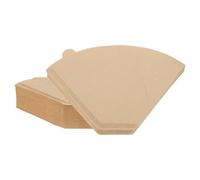 uxcell 200 Count 4 Cone Coffee Filters, Size 103 Disposable Paper Percolator Coffee Filters Natural Unbleached Wood Fiber,Suitable for Pour Over Coffee Filter Drip Coffee Maker Brown