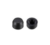 uxcell 20pcs 3mm Hole Dia Silica-Gel Pushbutton Tactile Switch Caps Cover Keycaps Protector Black for 6x6 Tact Switch