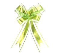 Uxcell 20pcs 6 Inch Large Pull Bow Gift Wrapping Organza Bows Ribbon Fruit Green for Wedding Baskets Presents Christmas
