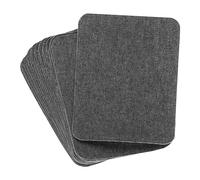 uxcell 20Pcs Iron on Patches for Clothing Repair Fabric Repair Patches Iron-On Mending Fabric Denim Black 4.1"x3.0" for Clothes, Pants, Bags Hole Repairing and Decoration