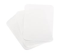 uxcell 20Pcs Iron on Patches for Clothing Repair Fabric Repair Patches Iron-On Mending Fabric White 4.1"x3.0" for Clothes, Pants, Bags Hole Repairing and Decoration