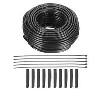 uxcell 24 Gauge Wire 3 Conductor Electrical Wire, 24 AWG Stranded PVC Cord, 24/3 Low Voltage Landscape Lighting Copper Cable for House Wiring Garage Trailer Boat Wiring, 30.5m/100ft