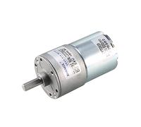 Uxcell 24V DC 50 RPM Gear Motor High Torque Electric Reduction Gearbox Centric Output Shaft