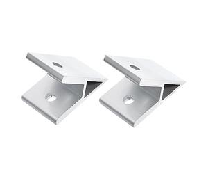 uxcell 2Pcs 45 Degree Angle Aluminum Profile Corner Brackets, Corner Brace Joint Connectors for 4545/5050 Series (Silver Tone)
