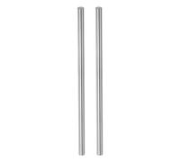 uxcell 2pcs Linear Motion Rod Shaft Guide 8mm x 200mm Steel Chrome Plated Smooth Hardened Rod High Precision Linear Motion Shaft Linear Rail for 3D Printer DIY Tools