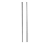 uxcell 2pcs Linear Motion Rod Shaft Guide 8mm x 250mm Steel Chrome Plated Smooth Hardened Rod High Precision Linear Motion Shaft Linear Rail for 3D Printer DIY Tools
