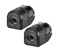 uxcell 2pcs M6 Female Thread PA66A5 Gas Spring End Fitting Black Gas Spring Connector