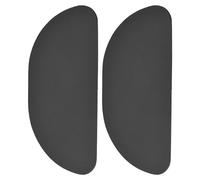 uxcell 2pcs Refrigerator Drip Catcher, Non-Slip Fridge Water Dispenser Drip Tray, Protects Ice and Water Dispenser Pan from Spills, Black